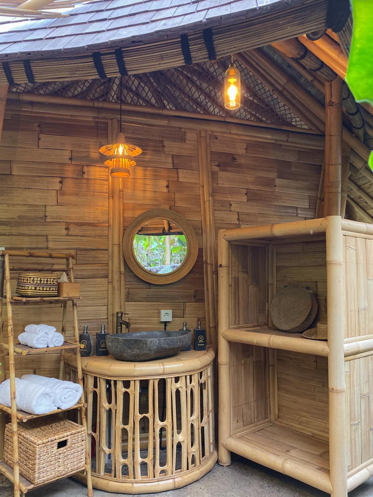 Wahem Eco Bamboo - Magical Bamboo House Ubud Bali Villa Exterior foto