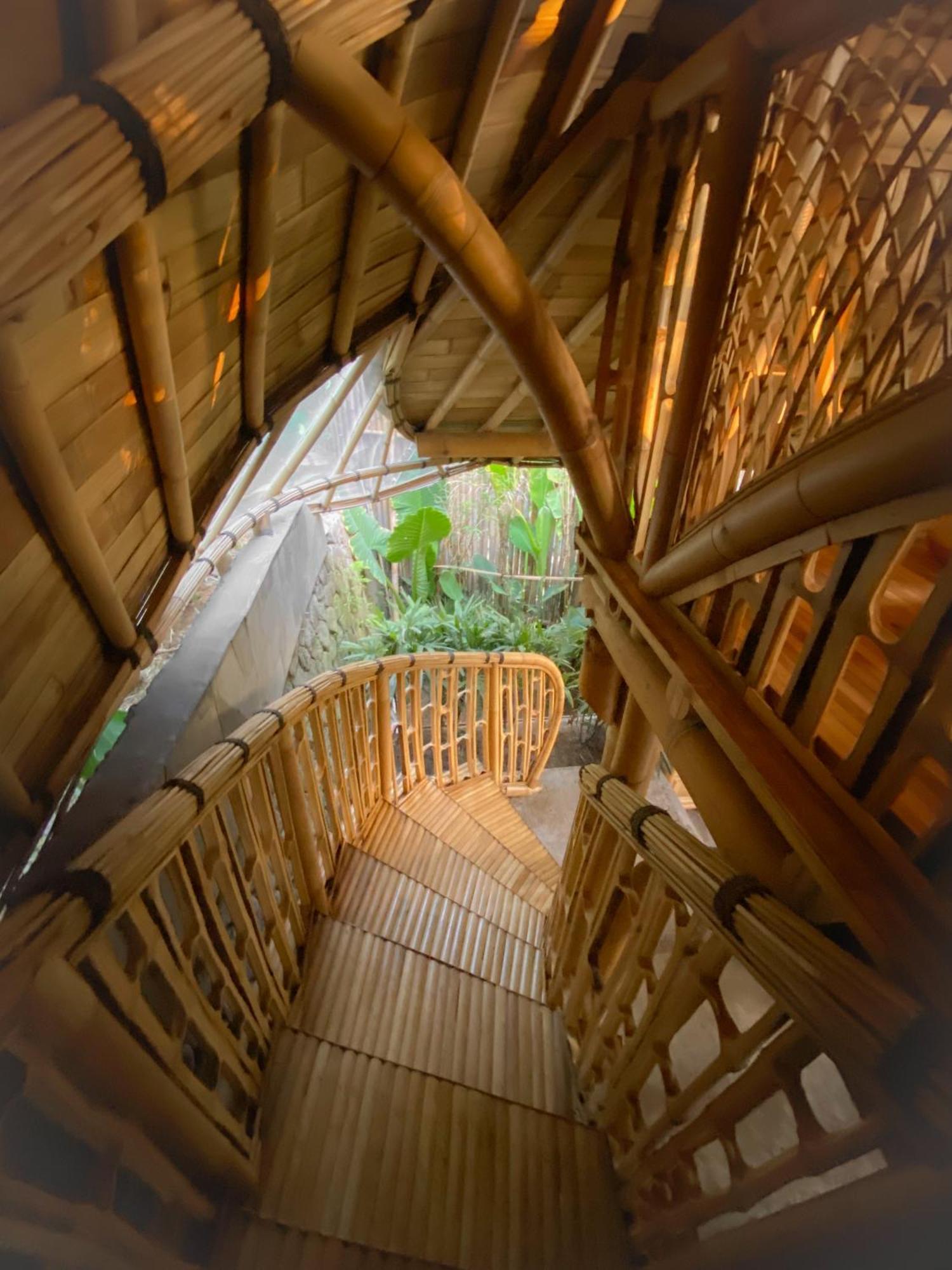 Wahem Eco Bamboo - Magical Bamboo House Ubud Bali Villa Exterior foto