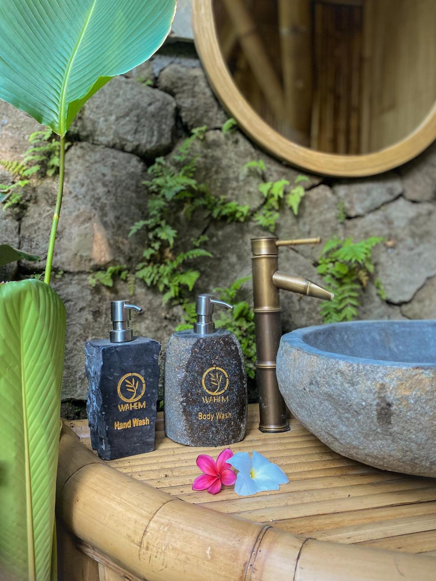 Wahem Eco Bamboo - Magical Bamboo House Ubud Bali Villa Exterior foto