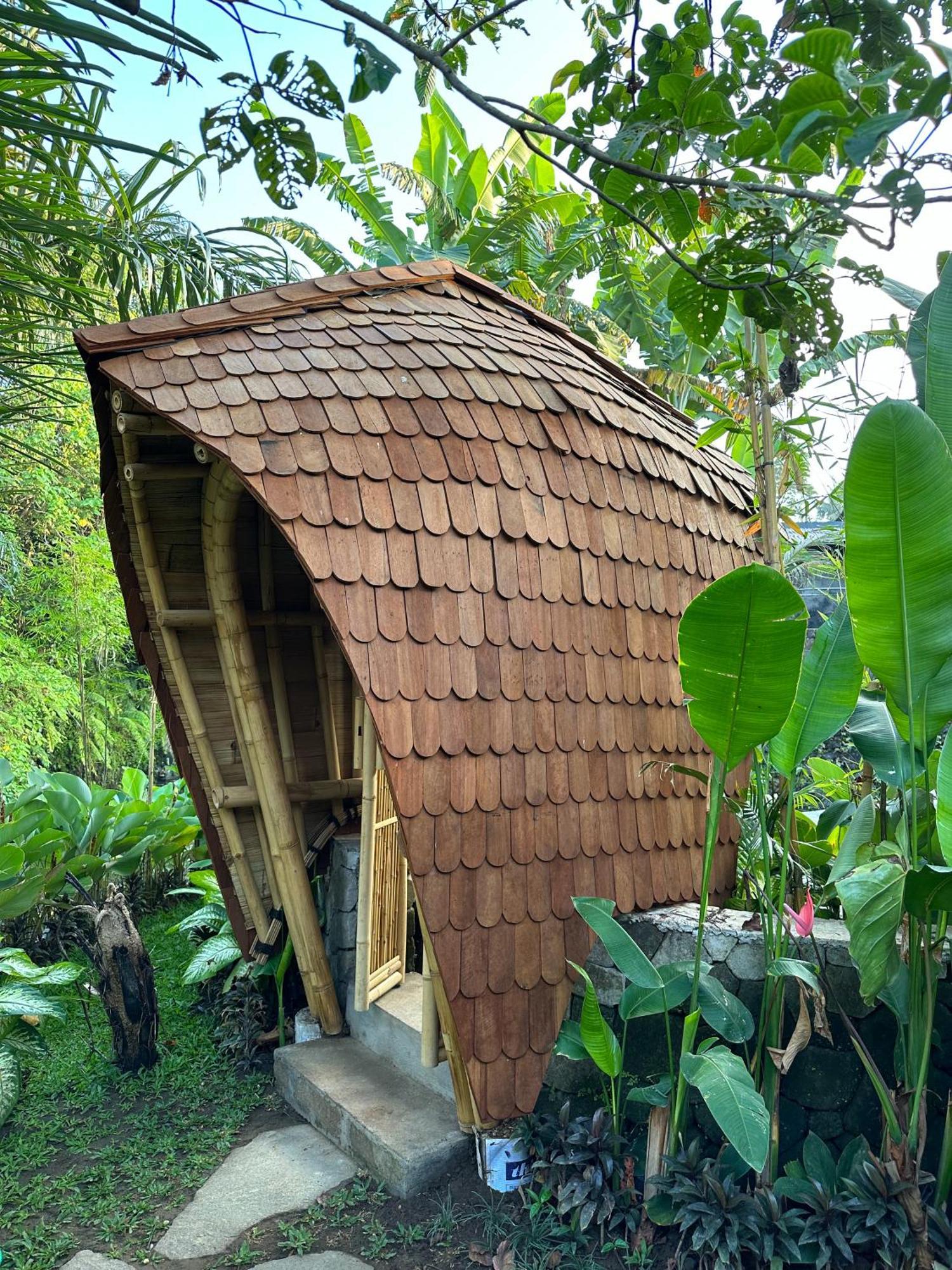 Wahem Eco Bamboo - Magical Bamboo House Ubud Bali Villa Exterior foto