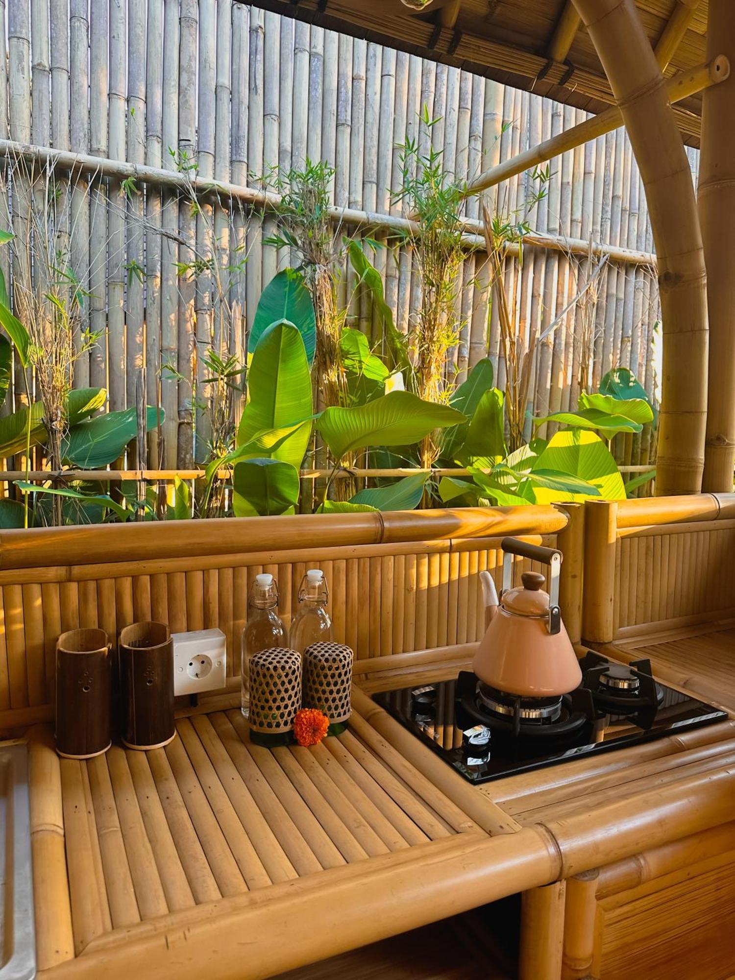 Wahem Eco Bamboo - Magical Bamboo House Ubud Bali Villa Exterior foto