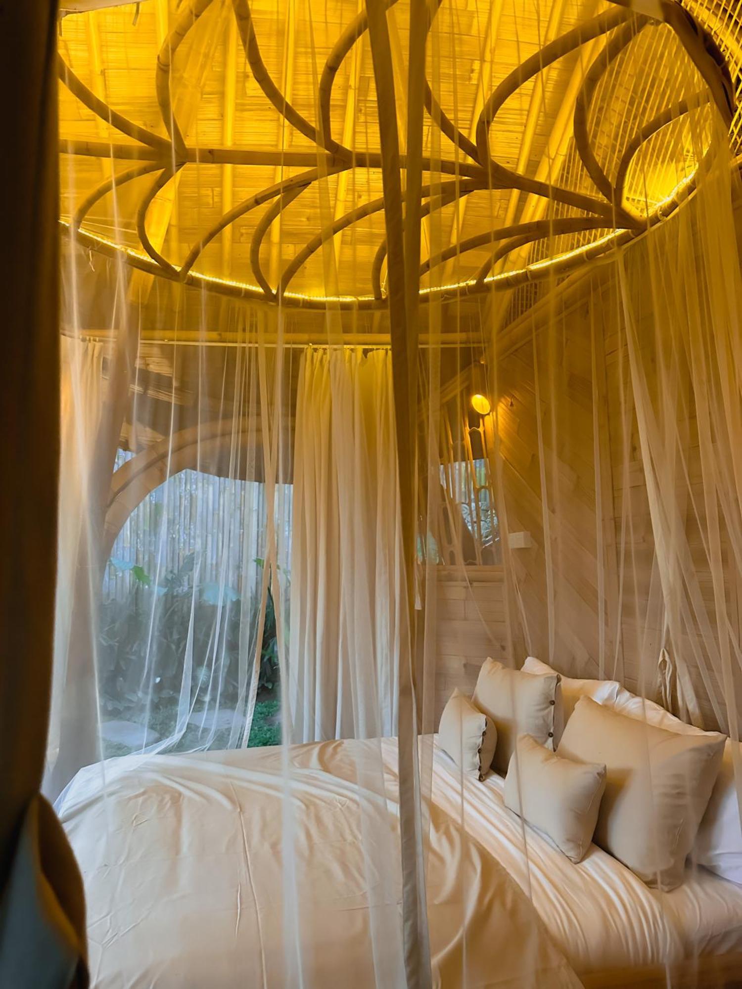 Wahem Eco Bamboo - Magical Bamboo House Ubud Bali Villa Exterior foto