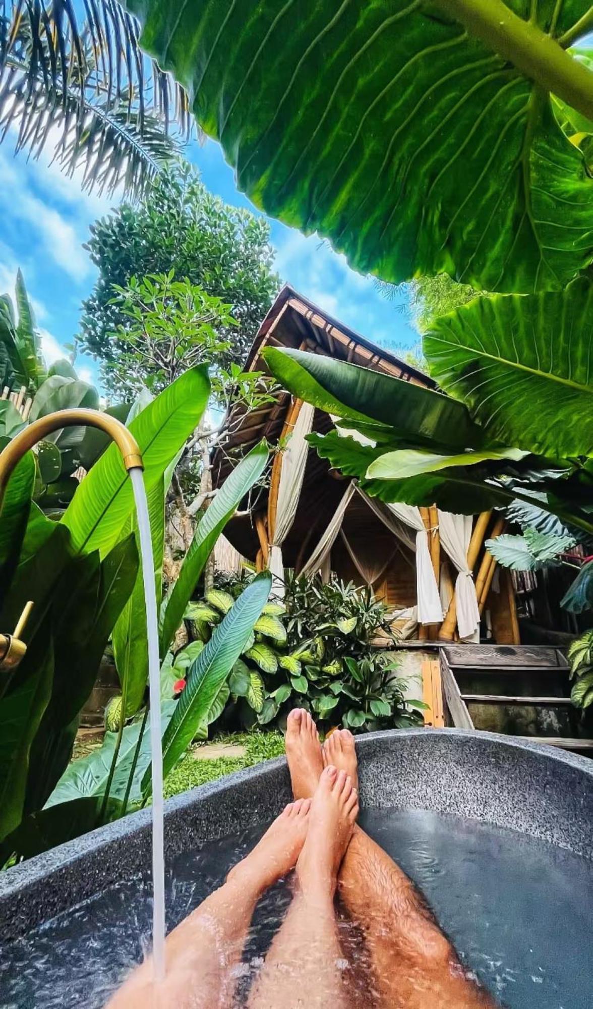 Wahem Eco Bamboo - Magical Bamboo House Ubud Bali Villa Exterior foto