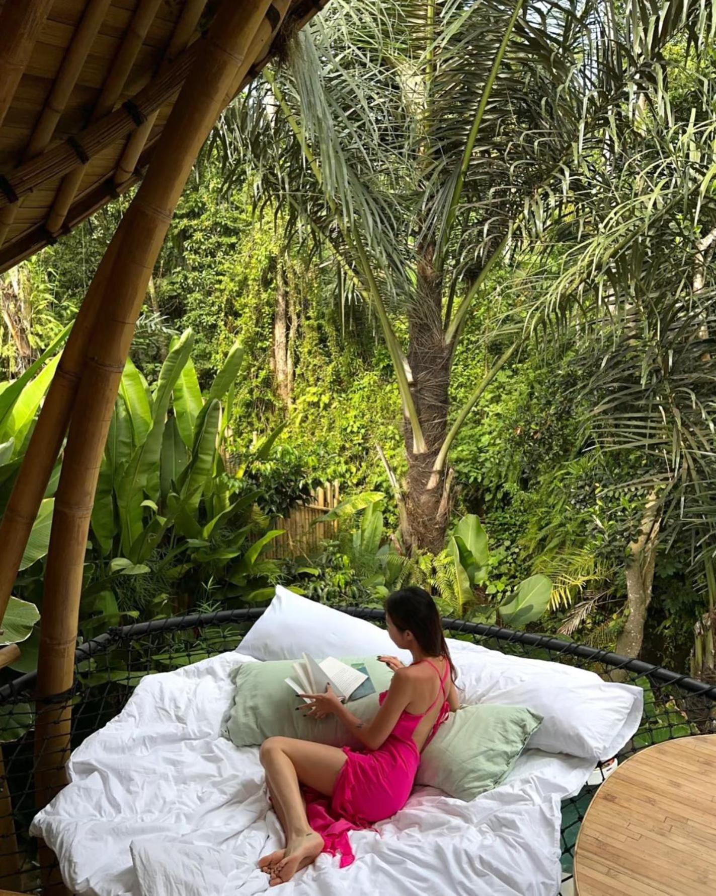 Wahem Eco Bamboo - Magical Bamboo House Ubud Bali Villa Exterior foto